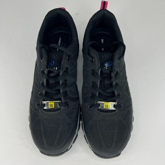 Nautilus Womens F2413-18 Black Spark Nano Toe Electrical Size 9.5 Work Shoes - Picture 4 of 10